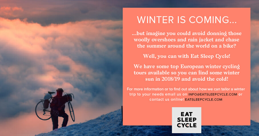 European Winter Cycling Locations from Eat Sleep Cycle