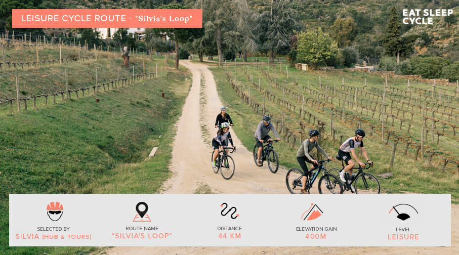 Leisure Cycling Route Girona - Silvia's Loop