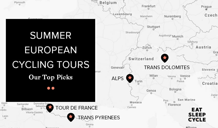 Summer European Cycling Tours - Top Destinations from Eat Sleep Cycle