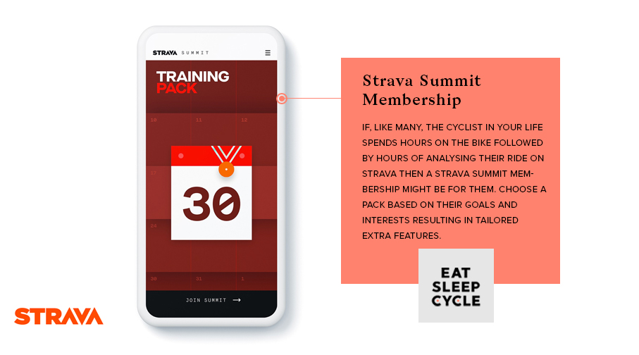 Christmas Gifts for Cyclists - Strava Summit Membership