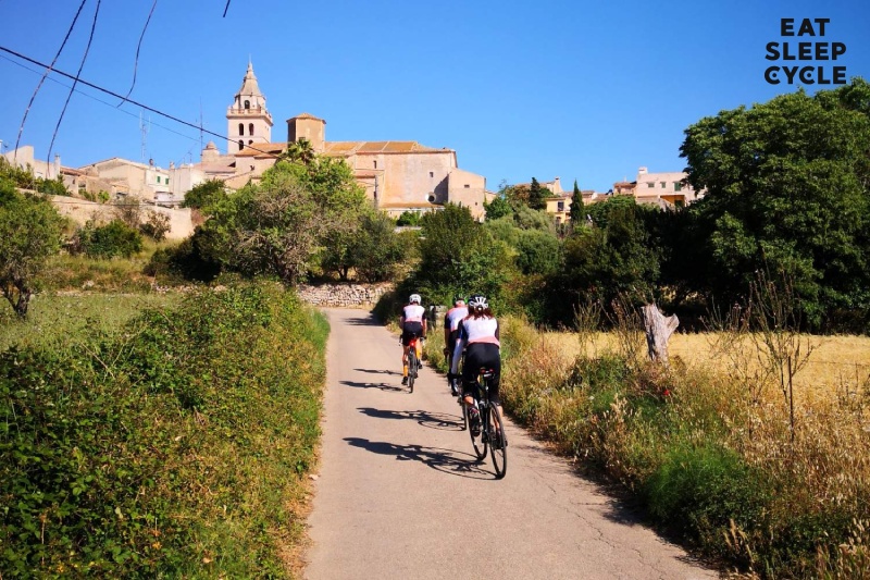 Cyclists in Mallorca