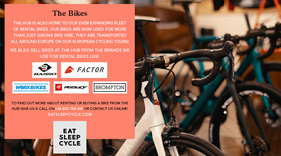 Alquiler de Bicicletas Girona - The Eat Sleep Cycle Hub