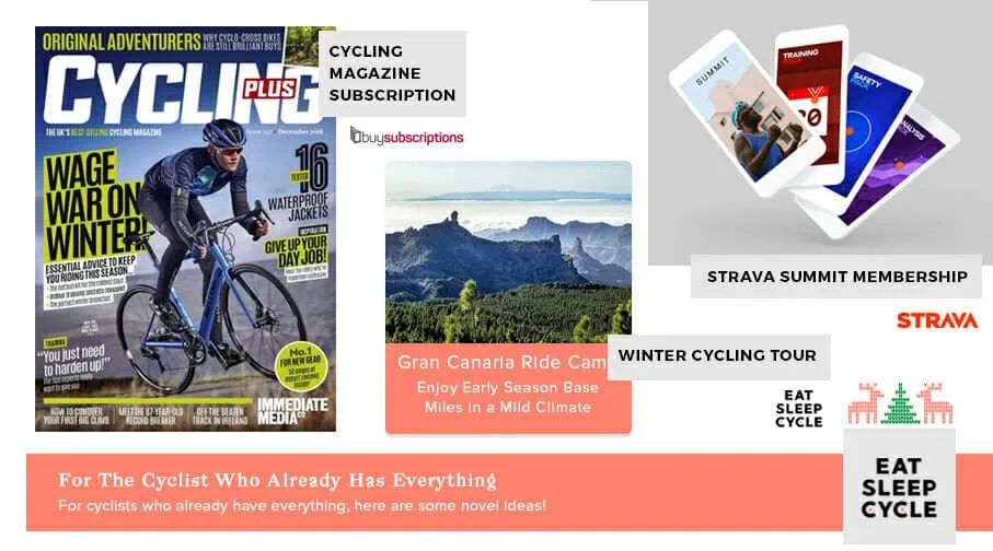 Christmas Presents for Cyclists Who Have Everything