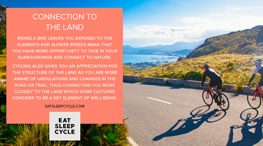 Cycling & Well-Being - Connection to the Land