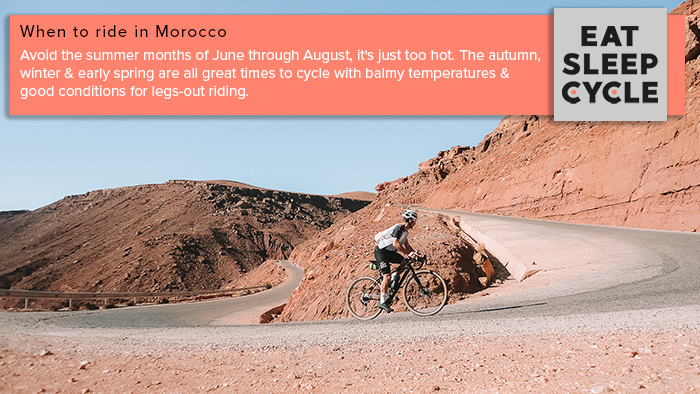 Cuándo montar tu viaje en bicicleta por Marruecos