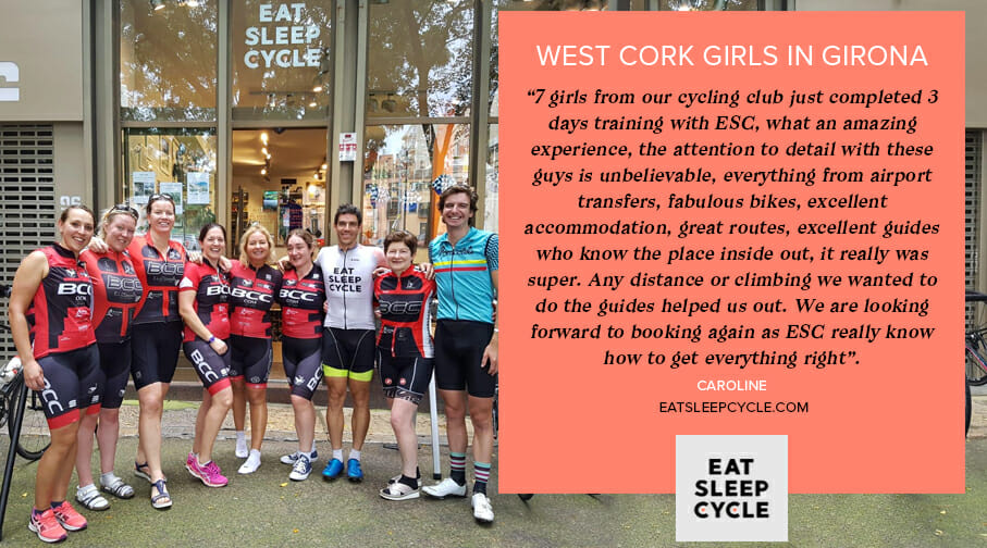 Girls Cycle Tour of Girona - Eat Sleep Cycle Tours
