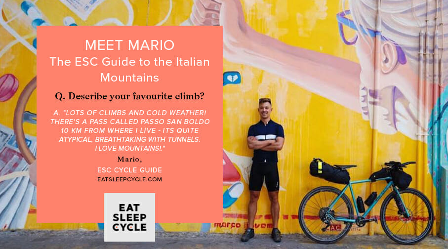 Italian Cycling Tour Guide - Mario - Eat Sleep Cycle