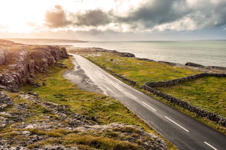 West Ireland coast landscape