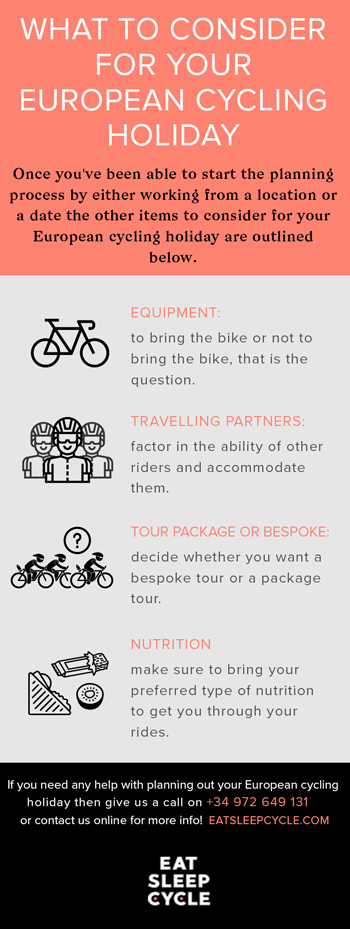 What To Consider for European Cycling Vacation - Eat Sleep Cycle