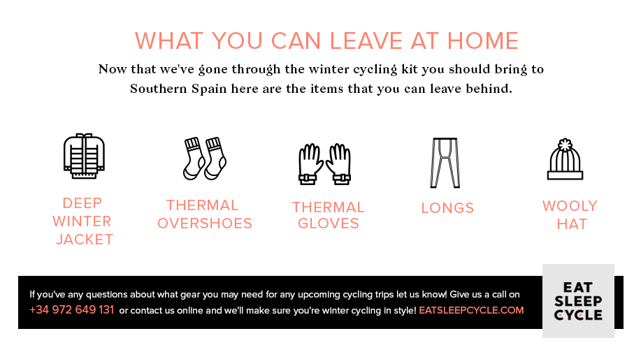 Winter Cycling Gear for Southern Spain - Eat Sleep Cycle