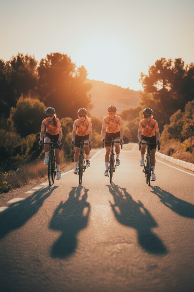 Campamento ciclista femenino Gerona